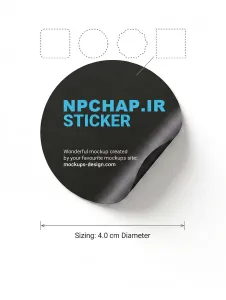 لیبل بدون روکش 4 Cm
