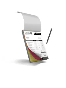 فاکتور تحریر70گرم و الوان60گرم ایرانی تک رنگ مشکی