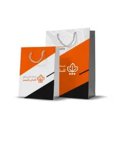 ساک خرید گلاسه 250 گرم با سلفون براق