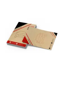 کاغذ کف پایی کارواش( کرافت 80 گرم دو رنگ )