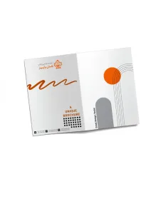 بروشور 2 لت تراکت تحریر 80 گرم تا شده