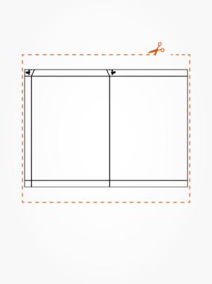 قالب پاکت A4 کارتی