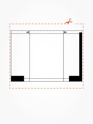 قالب پاکت A4 کیسه‌ای