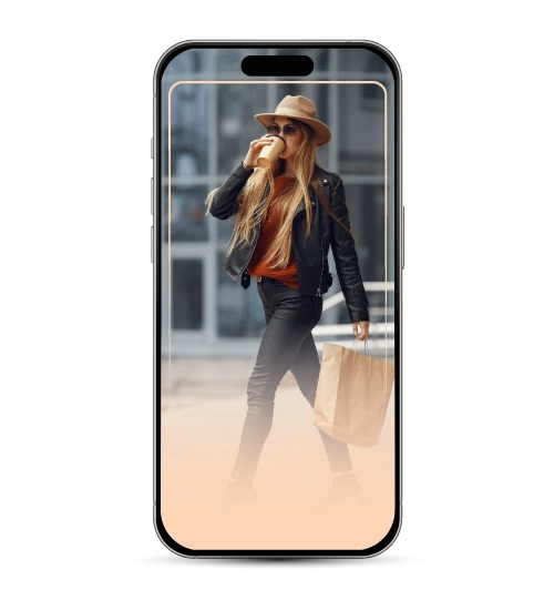 کاور ریلز زمینه رنگی بدون کادر