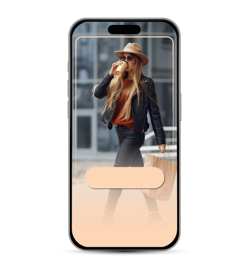 کاور ریلز زمینه رنگی با کادر