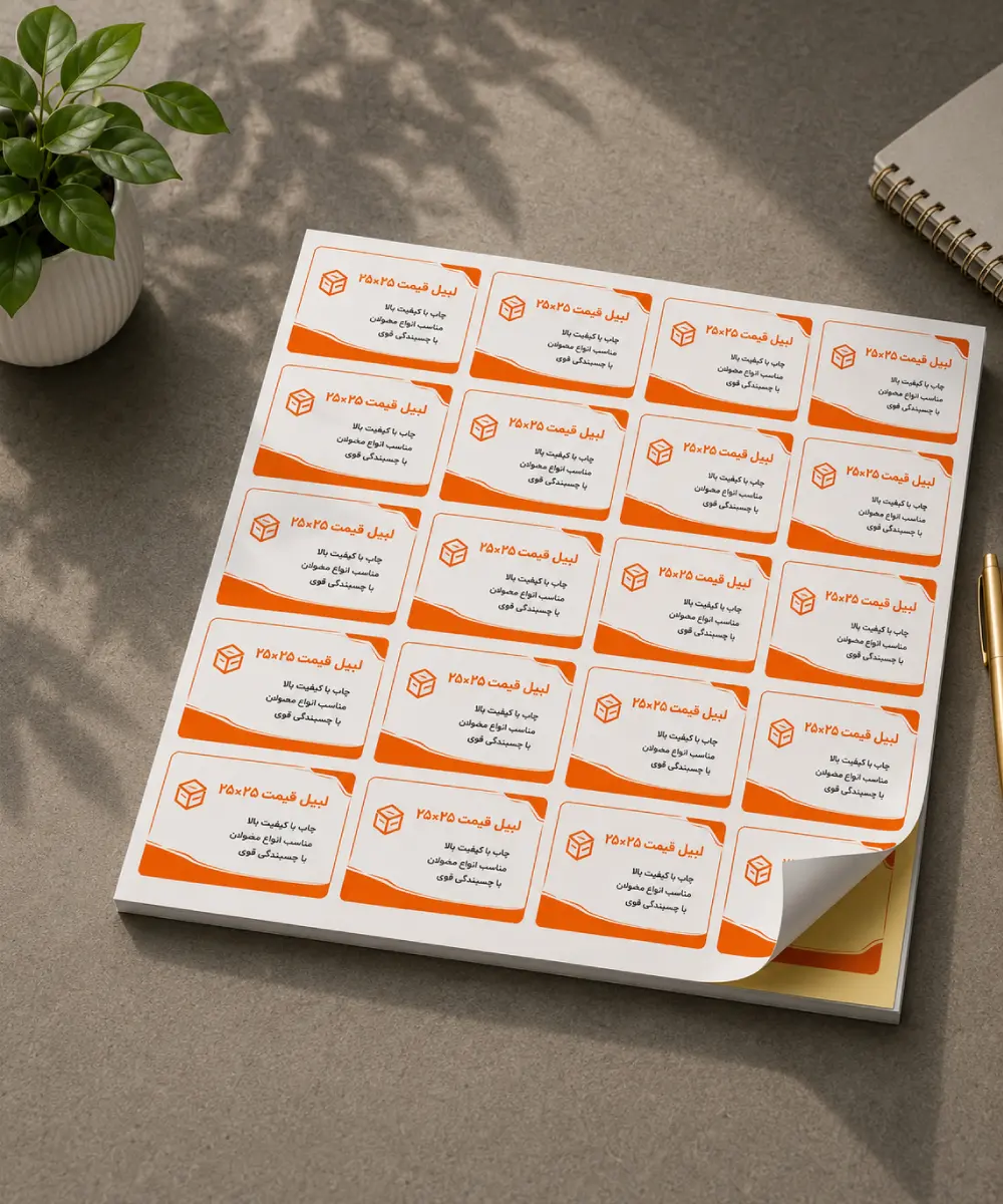 لیبل شیت 25*35